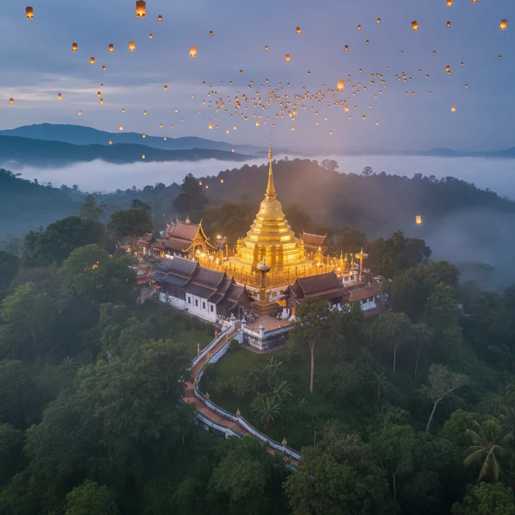 Skydiving near Chiang Mai