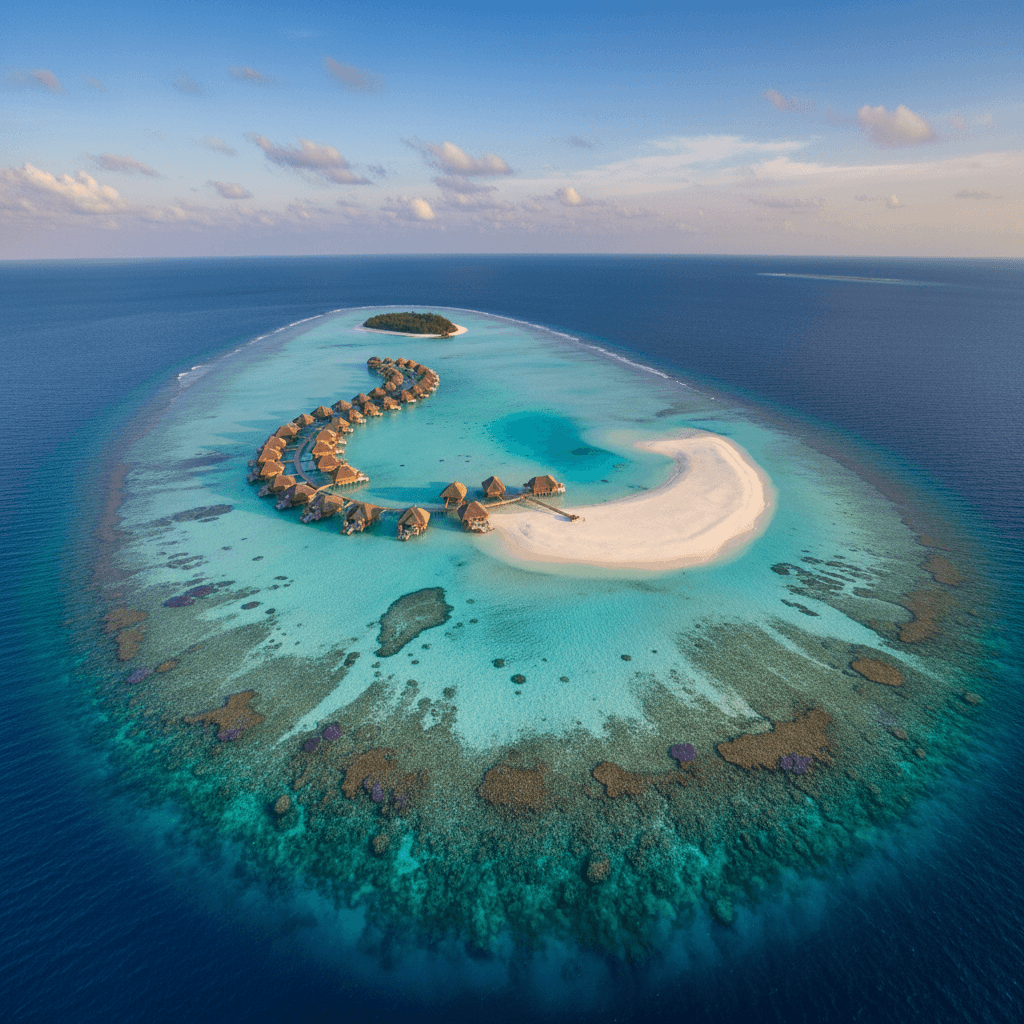 Skydiving in Maldives