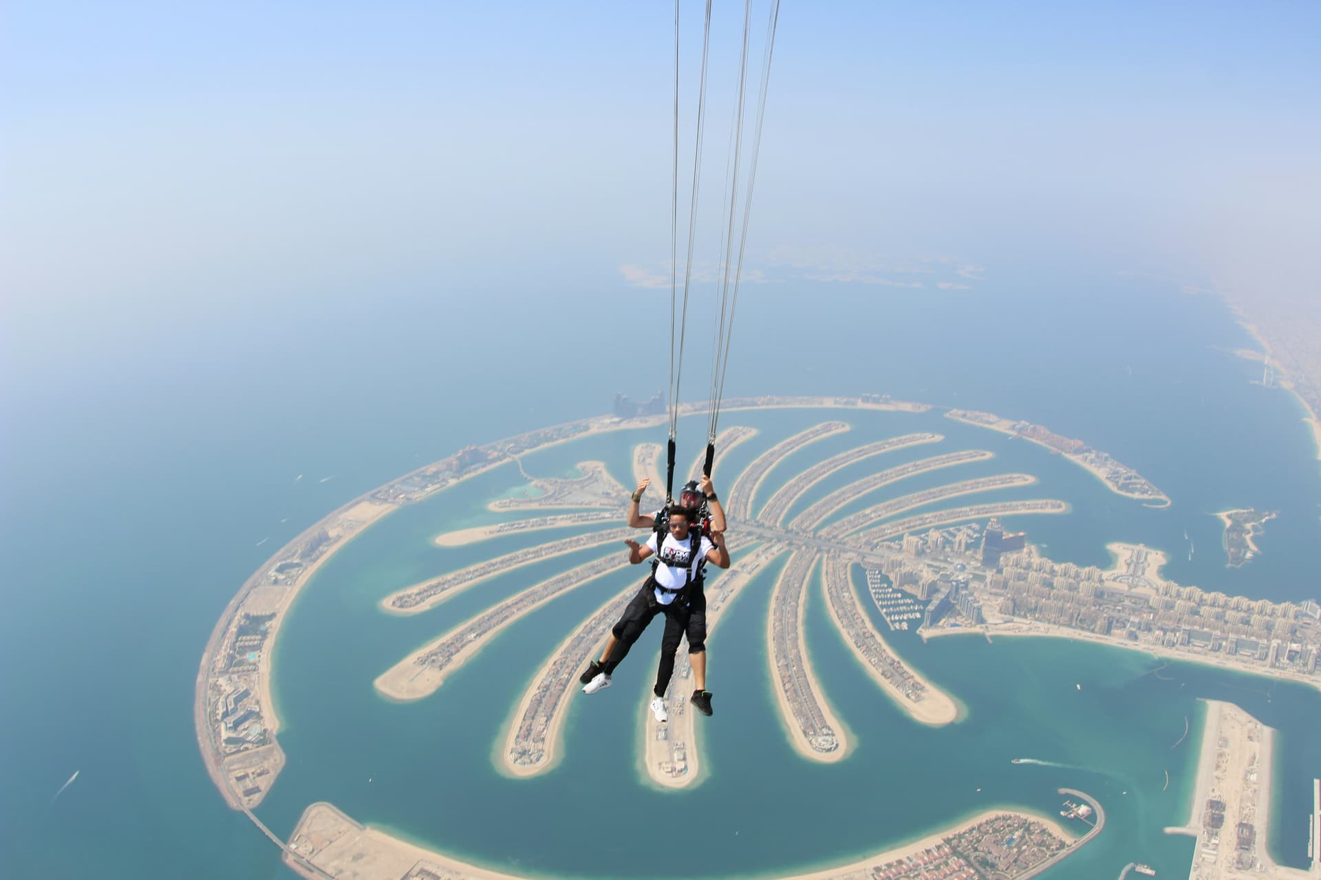 Luxury skydiving experience over Dubai skyline and Palm Jumeirah