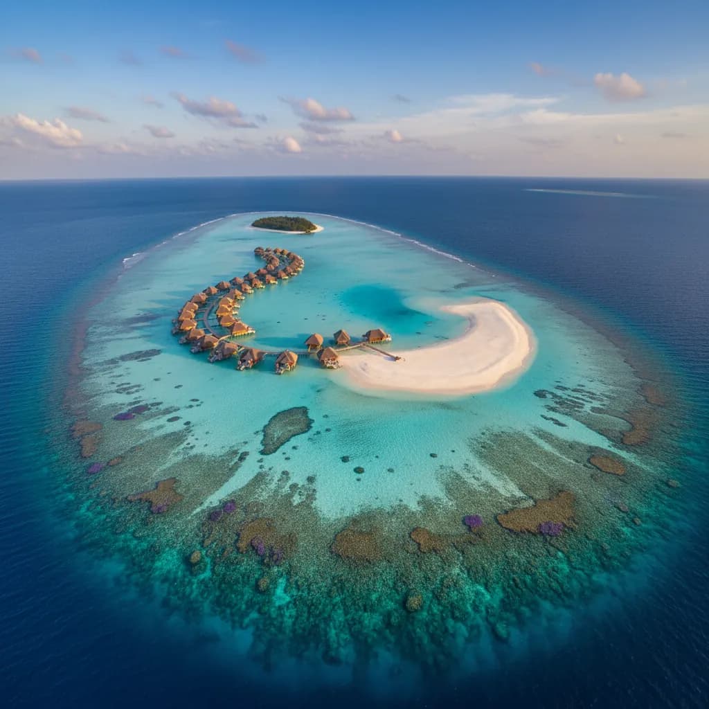 Skydiving in Maldives