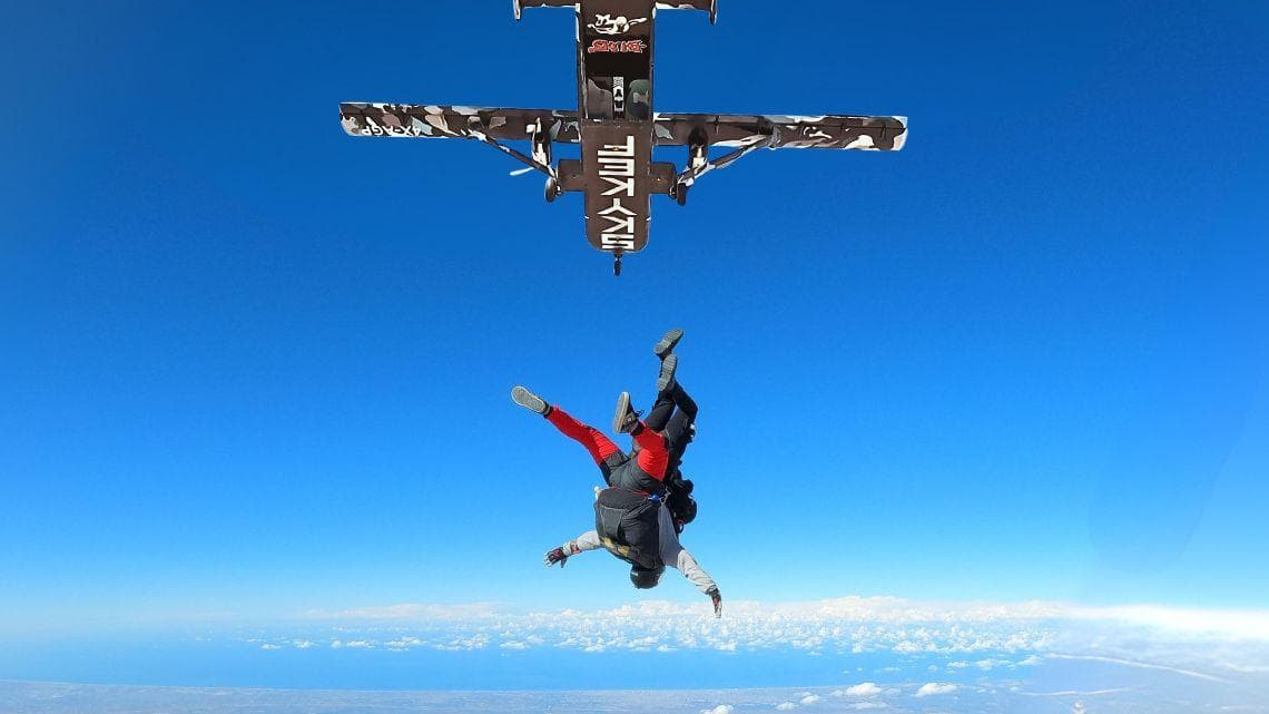 SkyKef skydiving dropzone in Sde Teiman Airfield, Negev, Israel, Israel
