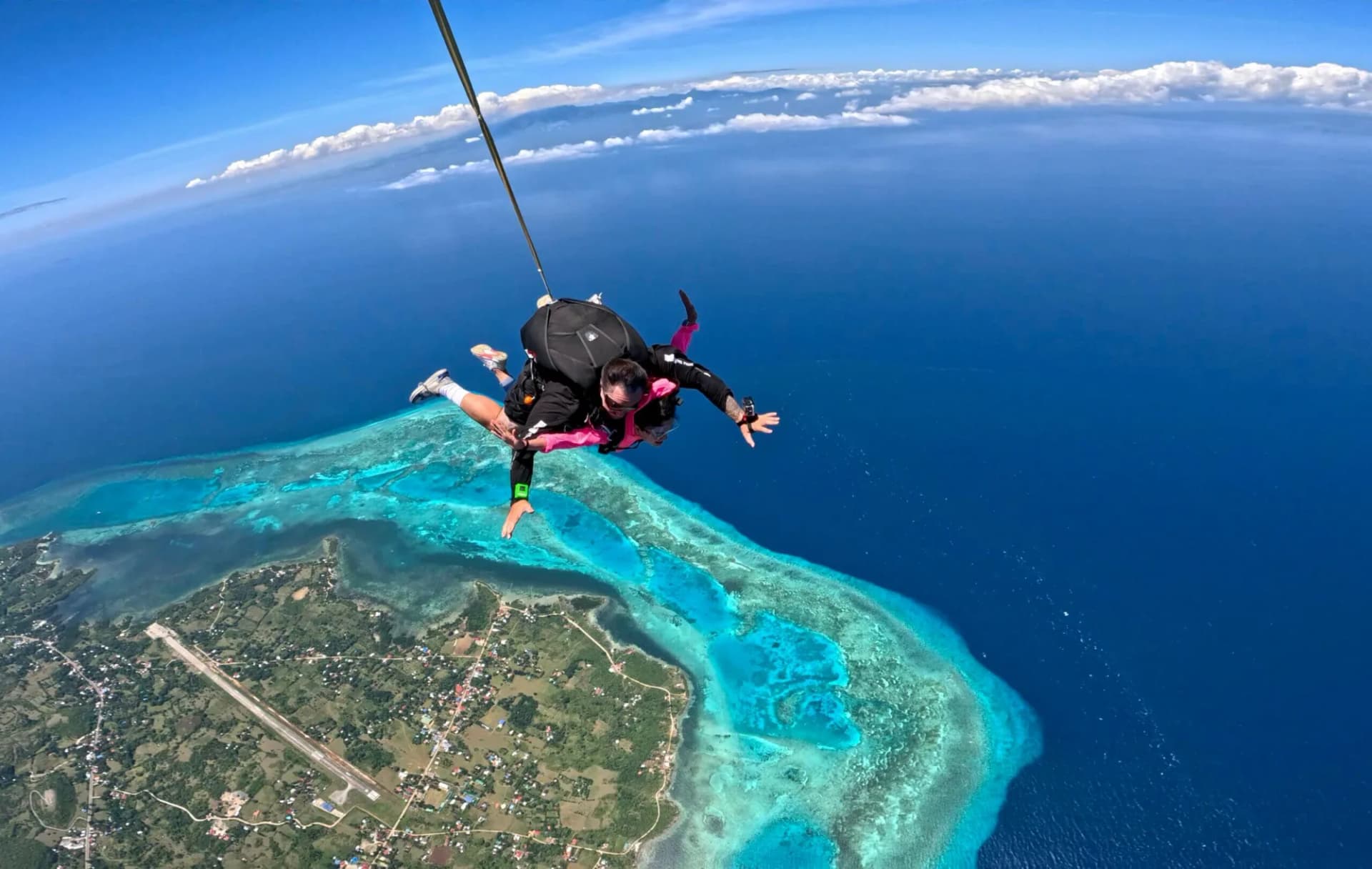 Skydive Siquijor skydiving dropzone in Siquijor, Philippines