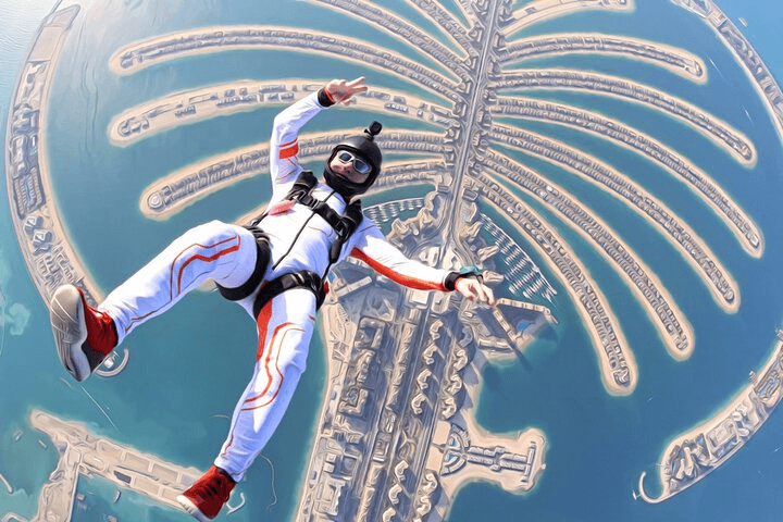 Skydive Dubai (Palm DZ) skydiving dropzone in Dubai, United Arab Emirates