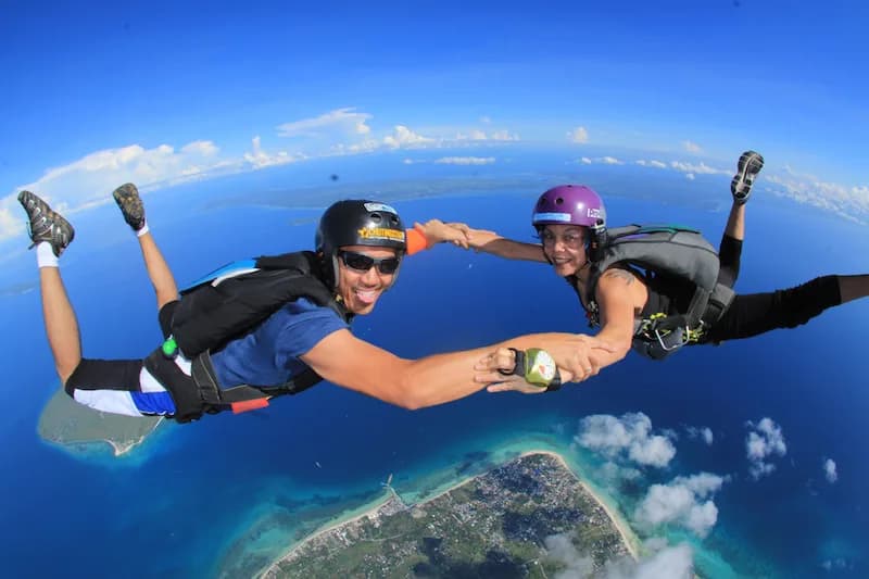 Skydive Cebu skydiving dropzone in Bantayan Island, Philippines